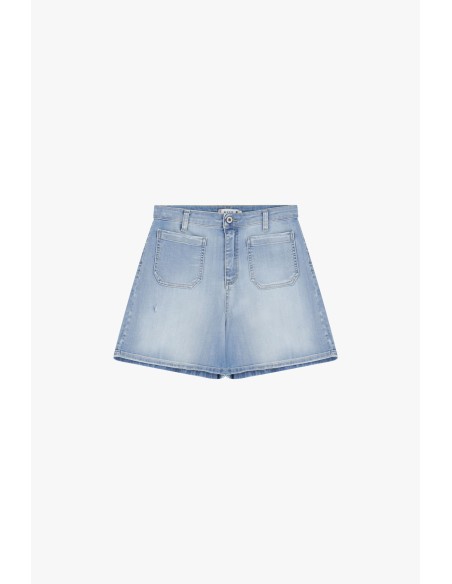 Shorts com bolsos frontais Please