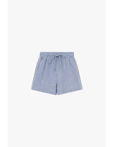 Shorts de corte regular com cordão e bolsos laterais Please