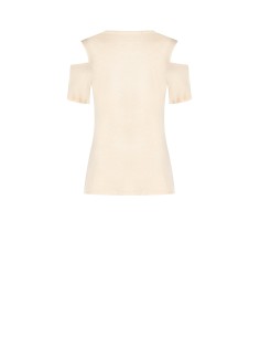 T-shirt regular em algodão com cut-out nos ombros Rinascimento 2