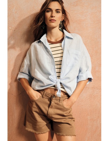 Camicia Ampia Con Maniche 3/4 E Taschino Dixie - Vestiti Firmati Li...