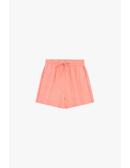 Calções de corte regular com cordão e bolsos laterais Please
