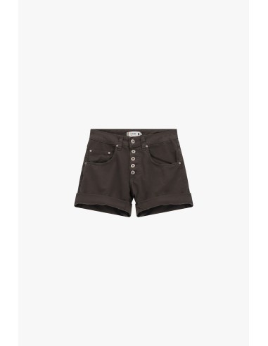 Shorts Regular-Fit com Dobradura e Botões Frontais Please