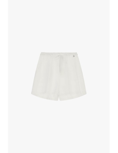Shorts Corte Regular Com Cintura Elástica E Cordão Dixie