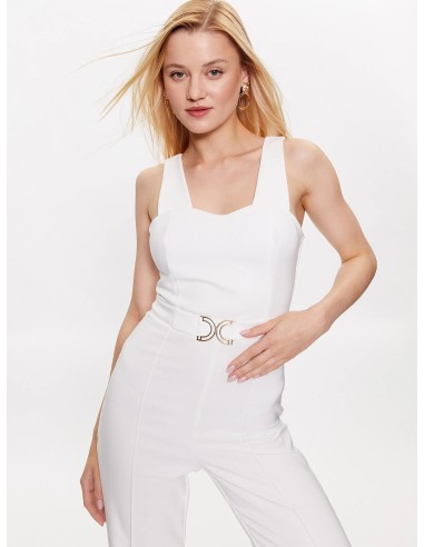 Macacão Jumpsuit Flare com Jóia na Cintura Rinascimento