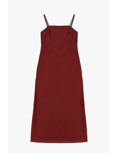 Vestido midi com alças finas e corte reto Dixie 2