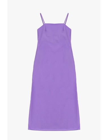 Vestido Midi Com Alças Finas E Corte Reto Dixie