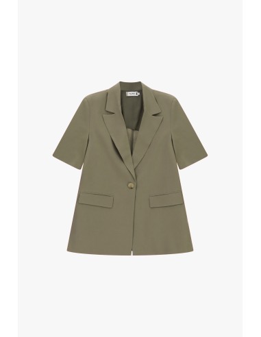 Blazer com mangas curtas e bolsos Please