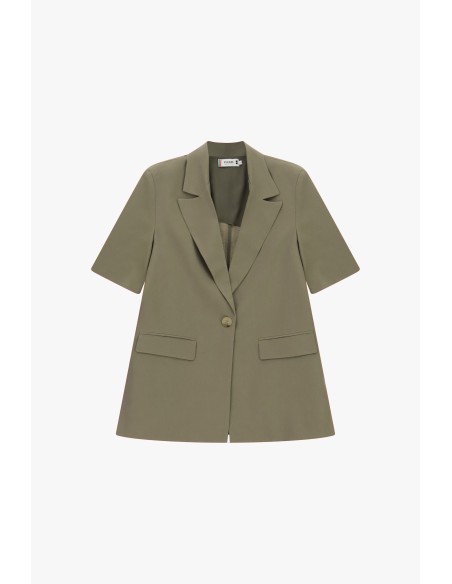 Blazer com mangas curtas e bolsos Please