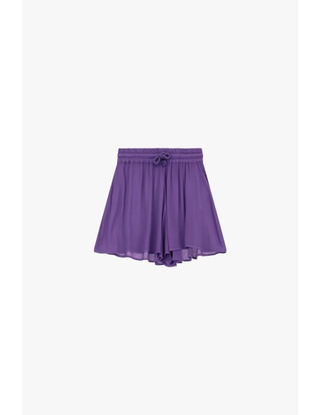 Skorts Curtos com Cintura Elástica e Cordão Dixie