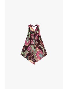 Top com estampa floral e decote com amarração Dixie 2