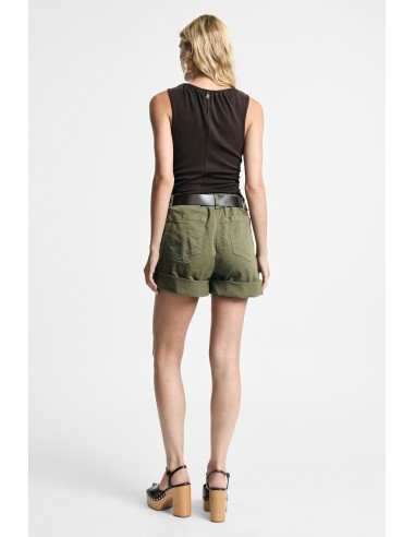 Shorts Regular-Fit com Cintura e Reverso Please
