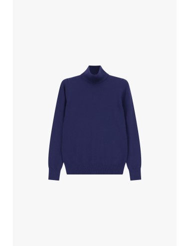Camisola de gola alta, corte regular, com acabamento canelado Please