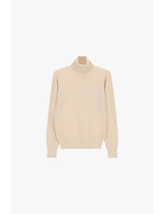 Camisola de gola alta corte regular com barra canelada Please