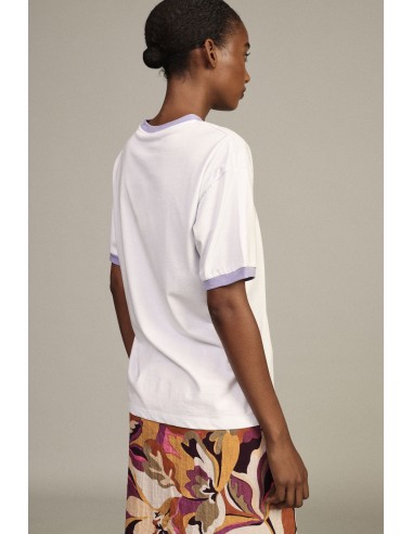 T-shirt gola redonda com estampa surf, mangas curtas Dixie