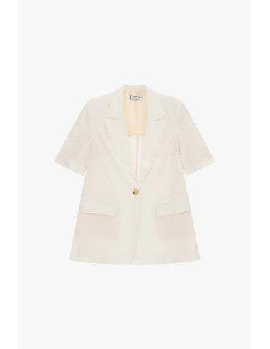 Blazer com mangas curtas e bolsos Please