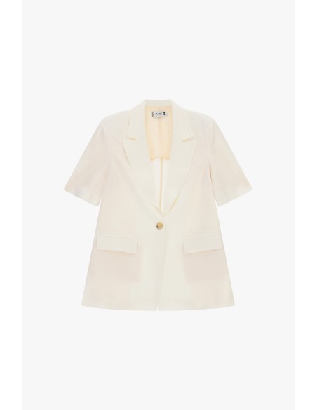 Blazer com mangas curtas e bolsos Please