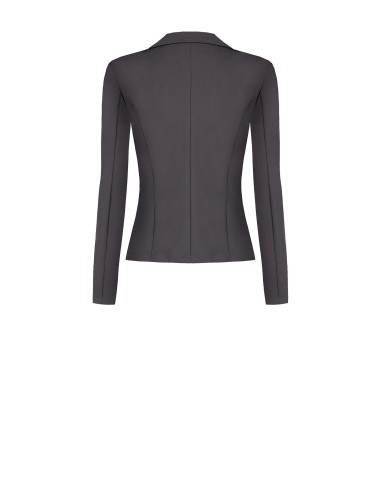 Blazer Cinturado em Scuba Crepe Rinascimento