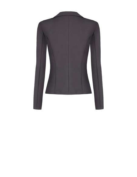 Blazer Cinturado em Scuba Crepe Rinascimento
