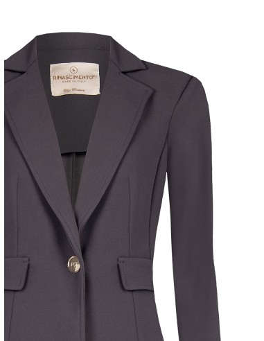 Blazer Acinturado em Scuba Crepe Rinascimento