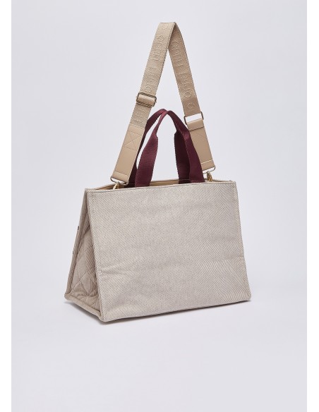 Bolsa Tote Grande em Feltro Liu Jo