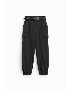Calças de jogging de cintura alta com bolsos cargo Dixie 2
