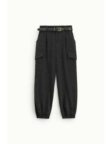 Calças jogging de cintura alta com bolsos cargo Dixie