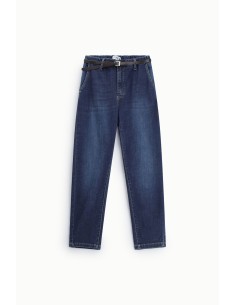 Jeans Tapered Com Cintura Elasticizada Please