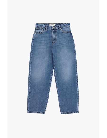 Jeans Cintura Alta Silhueta Balloon Please