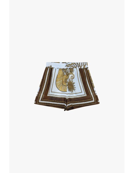 Shorts Hot Pants fantasia com elástico na cintura Dixie