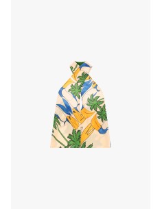 Top de gola alta com estampa floral Dixie 2