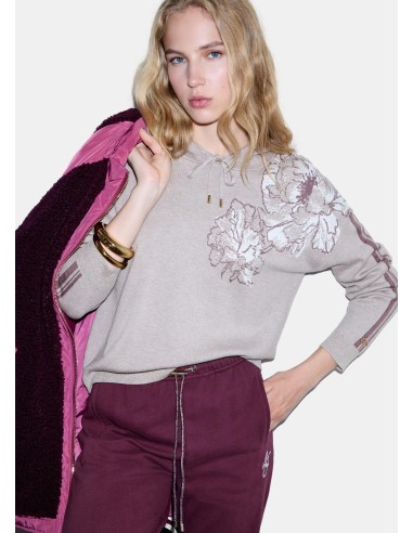Malha Jacquard com Capuz liu Jo