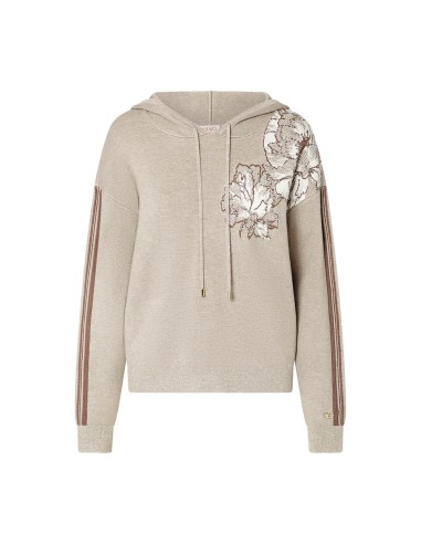 Malha jacquard com capuz liu Jo