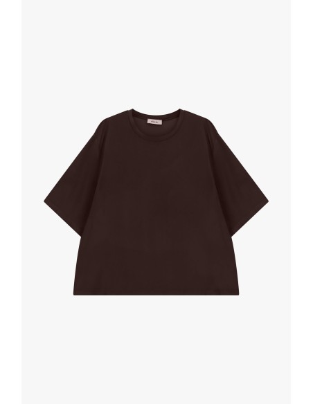 T-shirt com mangas largas e corte boxy Dixie