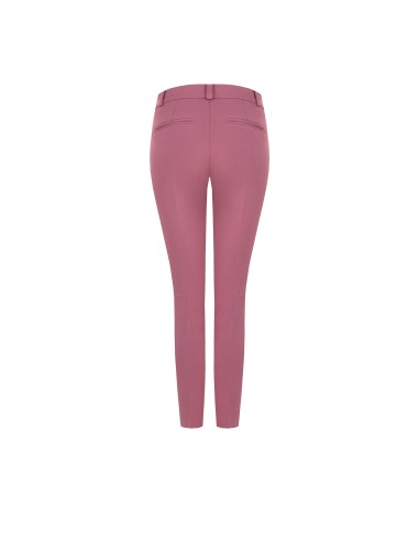 Calças skinny em scuba crepe com botão a condizer Rinascimento