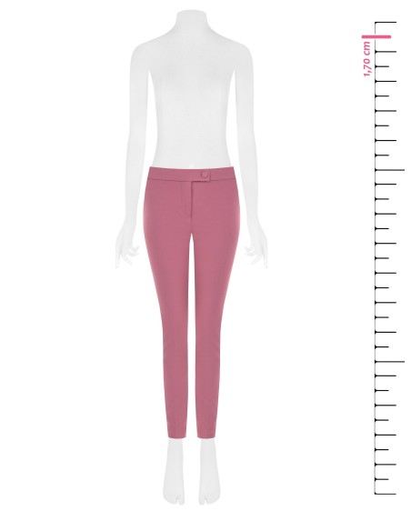 Calças skinny em scuba crepe com botão coordenado Rinascimento
