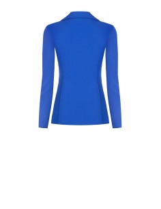 Blazer justo em scuba crepe com botões coordenados Rinascimento 2