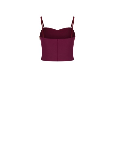 Top Bustier Curto em Tecido Técnico Rinascimento