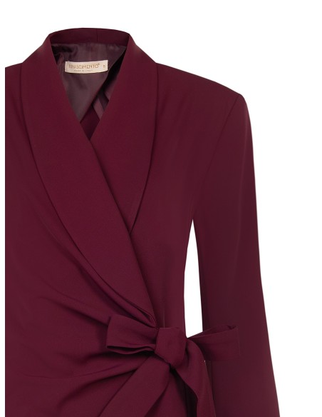Blazer Envelope em Tecido Cady Rinascimento