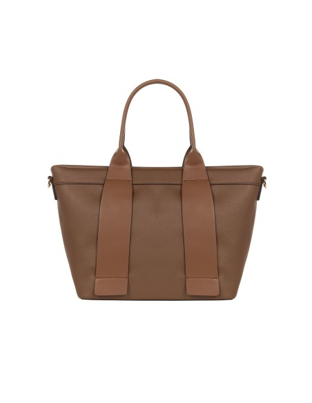 Tote Bag de Design Essencial em Pele Sintética com Alça Removível Rinascimento
