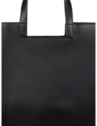 Maxi mala shopper em pele sintética com alça removível e pendentes decorativos Rinascimento