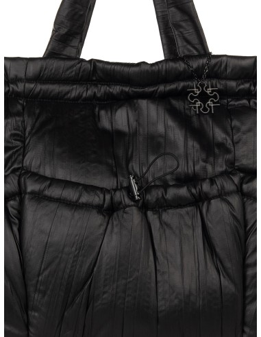 Mala shopper com efeito acolchoado tipo plumas Rinascimento