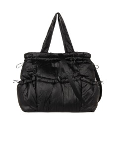 Mala shopper efeito plumas acolchoada Rinascimento