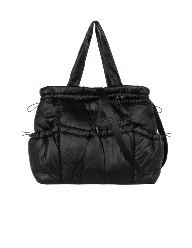 Mala shopper efeito plumas acolchoada Rinascimento