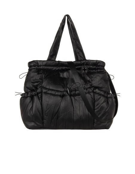 Mala shopper efeito plumas acolchoada Rinascimento