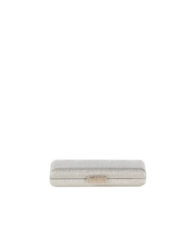 Pochette Rígida com Fecho em Glitter e Alça de Corrente Rinascimento
