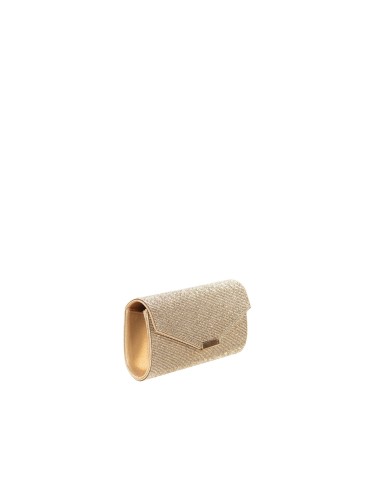 Clutch revestida de strass com alça de corrente Rinascimento