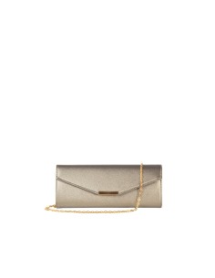 Clutch com glitter e alça de corrente Rinascimento