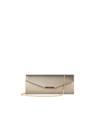 Clutch com glitter e alça de corrente Rinascimento