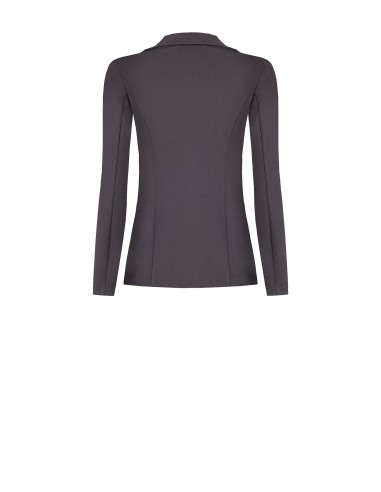 Blazer de duplo abotoamento em scuba crepe Rinascimento