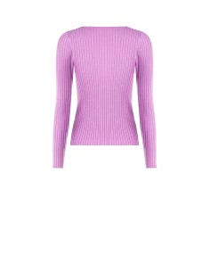 Camisola Justa Canelada com Lurex e Plaqueta com Logótipo RR Rinascimento 2